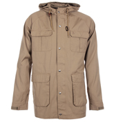 Cornstalk Beige Hooded Jacket