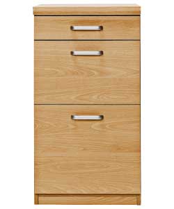 Pentax Marino Beech Effect 3 Drawer Pedestal Cabinet