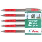 Pentel Ballpoint Pen -Red