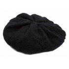 People Tree Circular Transfer Beret - Black