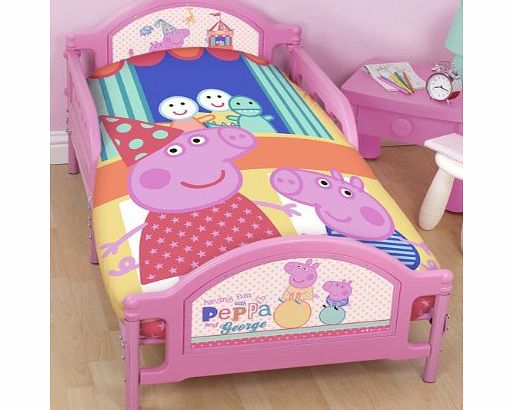 Peppa Pig Funfair Junior Duvet Cover amp; Pillowcase Set