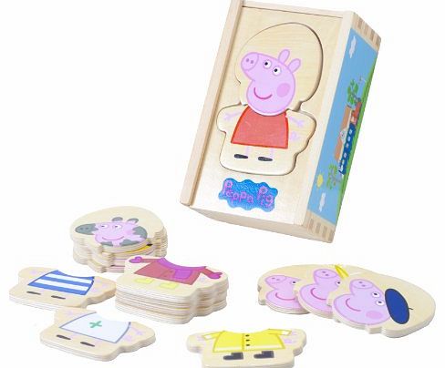 Peppa Pig Wooden Dress Up Peppa