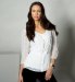 Per Una 3/4 Sleeve Frill Panel Blouse