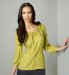 Per Una 3/4 Sleeve Self Spot Blouse