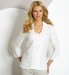 Per Una Linen Pintuck 3/4 Sleeve Blouse