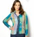 Per Una Long Sleeve Rainbow Blouse