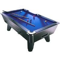 6ft Free Play Supreme &#39;Winner&#39; Pool Table Black Ash Finish