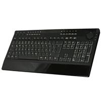 Perixx PERIBOARD - 307H Black Multimedia Keyboard USB (Built in 2 Port USB Hub)