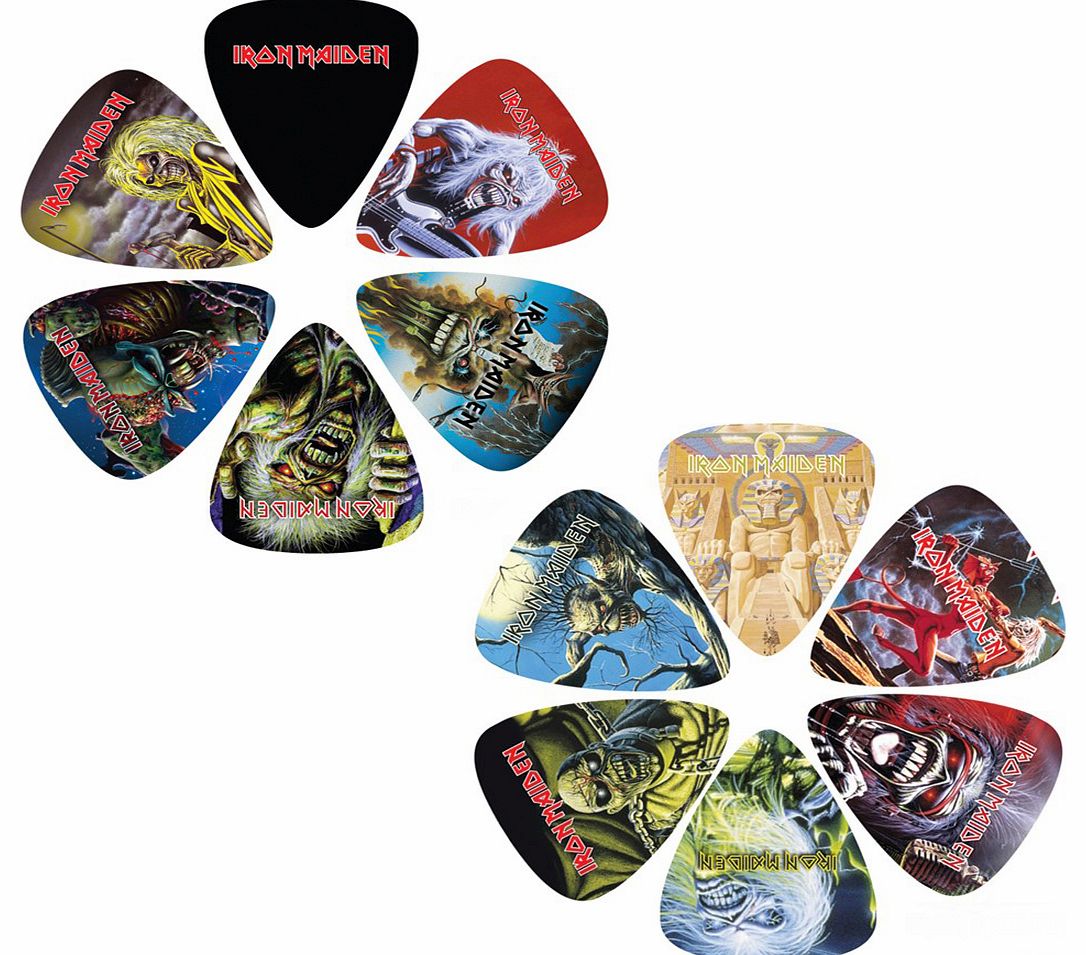 Iron Maiden Set Of 12 Plectrums