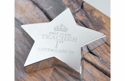 1st Class Star Paperweight