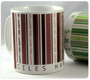 50th Birthday Barcode Mug