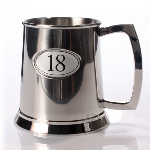 Personalised Age 18 Pint Tankard