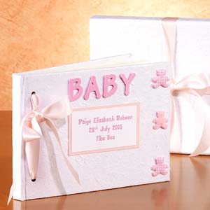 Personalised Baby Album Girl