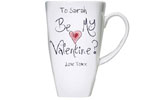 BE MY VALENTINE Tall Latte Mug