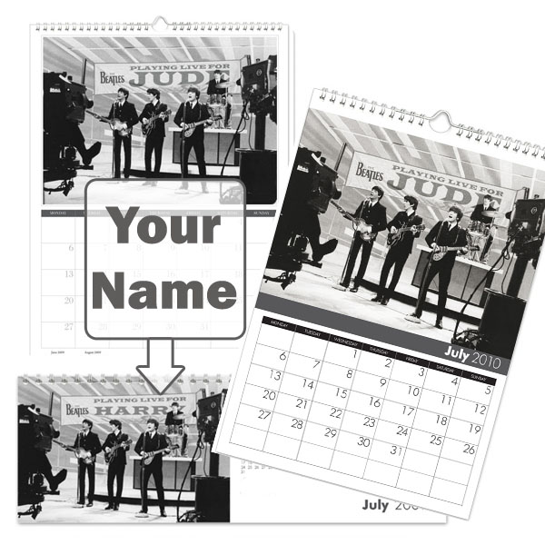 Beatles Calendar A3