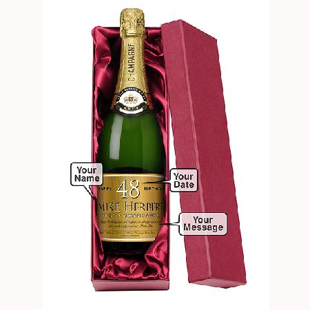 Personalised Birthday Champagne Luxury Gift Box