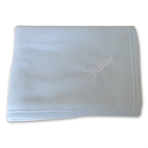 personalised Blue Baby Blanket