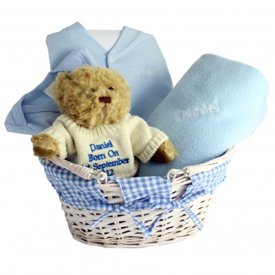 Blue Baby Hamper