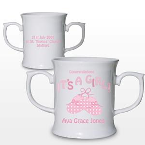 Bootee Its a Girl Loving Mug