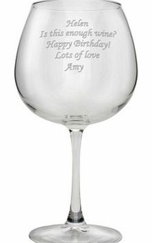 Bottle of Wine Glass 3084CX