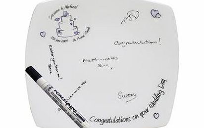 Cake Wedding Message Plate