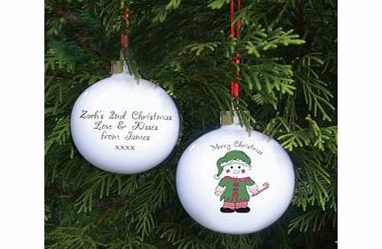 Cheeky Elf Bauble