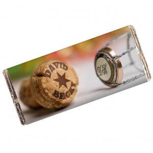 Chocolate Bars Champagne Cork