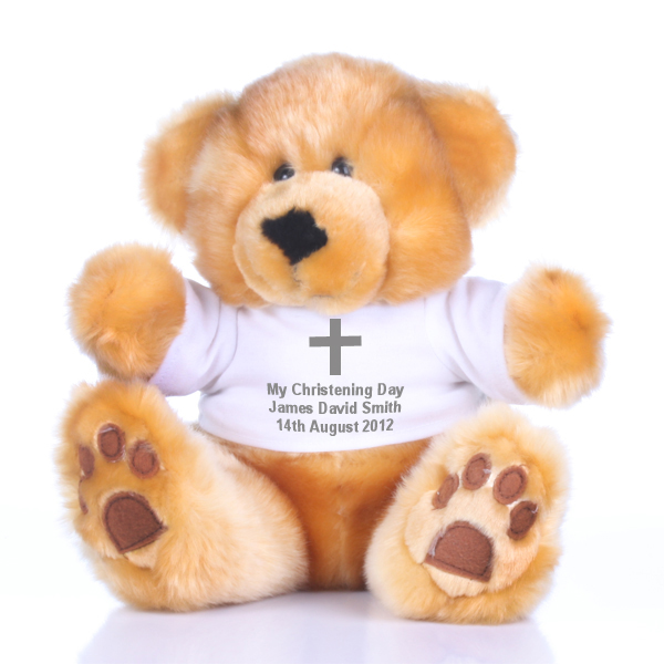 Personalised Christening Teddy Bear