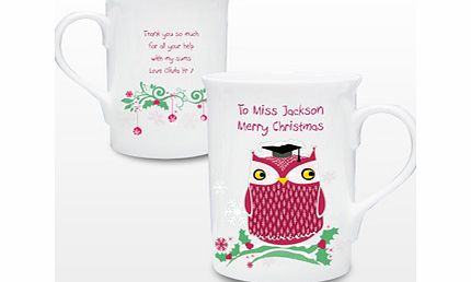 Christmas Owl Mug