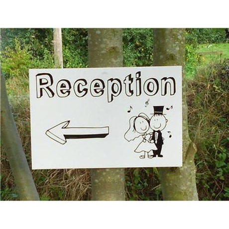 Correx Wedding Sign