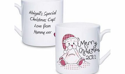 Cute Teddy Christmas Mug