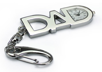 Dad Clock Keyring