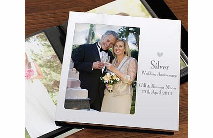 Decorative Silver Anniversary Photo