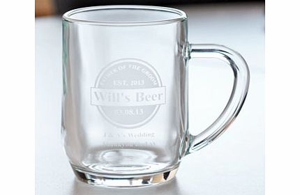 Established Beer Label Tankard