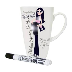 Fabulous Mummy To Be Message Mug