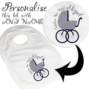 Fabulous New Baby Girl Bib