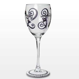 Fabulous Numbers Wine Glass