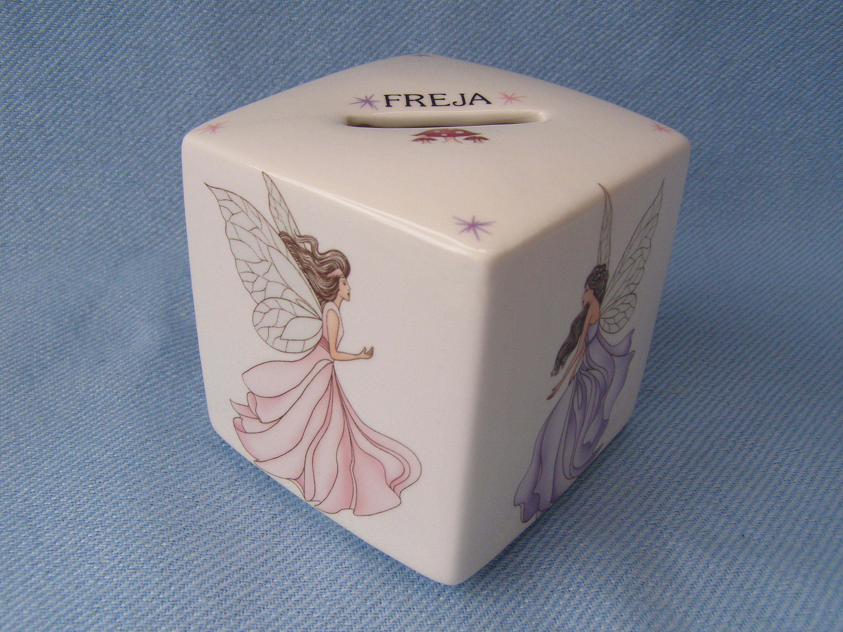 Personalised Fairy China Moneybox