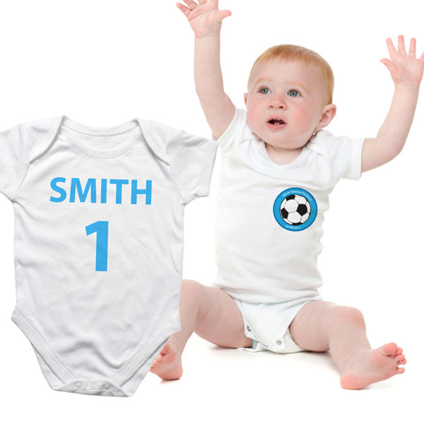 Football Baby Grow