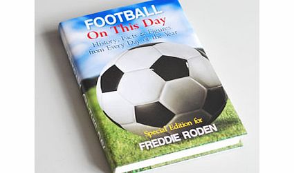 Personalised Football On This Day Book