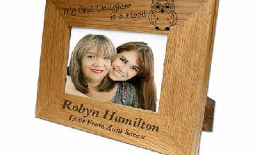 God Daughter Oak 6 x 4 Photo Frame