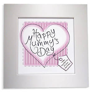 Happy Mummys Day Framed Printed