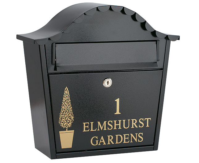 Letter Box Black