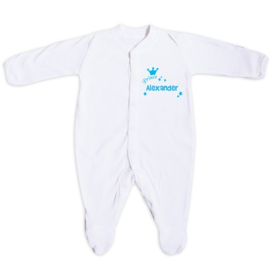 Personalised Little Prince Babygrow