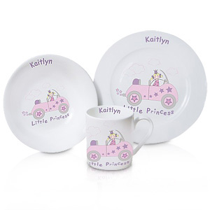 Little Princess in Car Breakfast Set