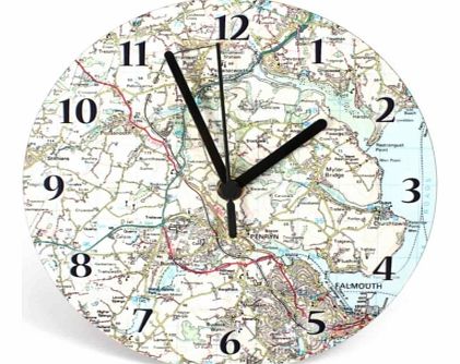 Map Clock 4437CX