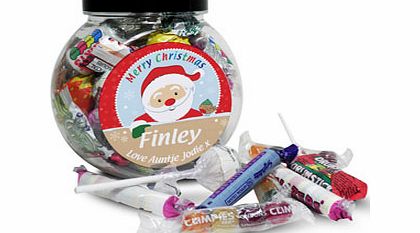 Merry Christmas Santa Sweet Jar