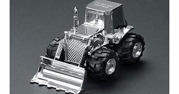 Money Box - Silver Plated Digger