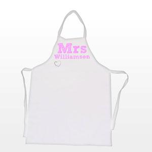 Personalised Mrs Apron