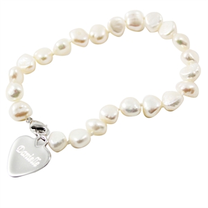 Pearl Name Bracelet